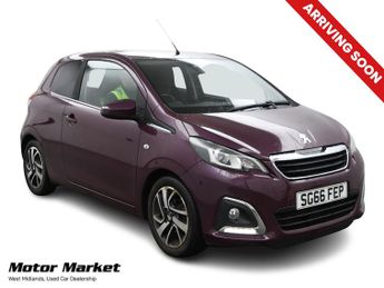 Peugeot 108 1.2 PureTech Allure Hatchback 3dr Petrol Manual Euro 6 (82 ps)