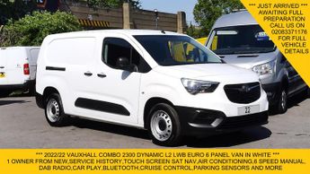 Vauxhall Combo 2300 DYNAMIC L2 LWB,SAT NAV,AIR CONDITIONING,PARKING SENSORS AND