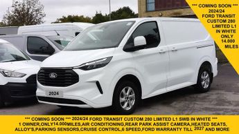 Ford Transit 280 LIMITED L1 SWB,ONLY 14.000 MILES,AIR CONDITIONING,PARK ASSIS