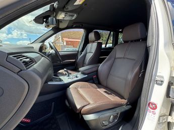 BMW X3 X3 4WD XDRIVE 20D M-SPORT DIESEL AUTO EURO 6, ULEZ, 17-17, 5 SEA
