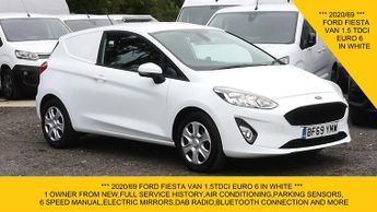 Ford Fiesta Van 1.5 TDCi WITH AIR CONDITIONING,PARKING SENSORS,6 SPEED AND MORE