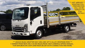 Isuzu Grafter N35.125 XLWB 14FT 6 DROPSIDE 1.9D RWD EURO 6 ONLY 44.000 MILES