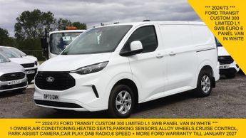 Ford Transit 300 LIMITED L1 SWB IN WHITE,AIR CONDITIONING,SENSORS,ALLOYS AND 