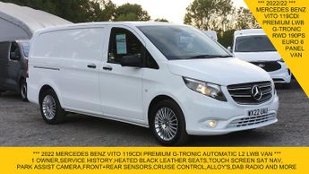 Mercedes Vito 119 CDI PREMIUM G-TRONIC AUTO 190PS RWD L2 LWB,LEATHER SEATS,SAT