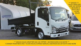 Isuzu Grafter N35.125 TIPPER 1.9D RWD EURO 6 ONLY 43.000 MILES,TOW BAR AND MOR