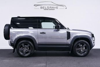 Land Rover Defender 90 3.0 D200 MHEV Hard Top SUV 3dr Diesel Auto 4WD SWB Euro 6 (s/s) 