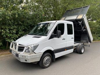 Mercedes Sprinter 516 DOUBLE CREW CAB TIPPER 3500kg NO VAT 15K