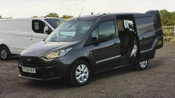 Ford Transit Connect 220 L1 SWB AUTOMATIC 5 SEATER DOUBLE CAB CREW VAN IN GREY,ONLY 5