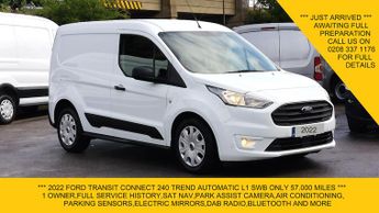 Ford Transit Connect 240 TREND L1 SWB AUTOMATIC ONLY 57.000 MILES,SAT NAV,CAMERA,AIR 