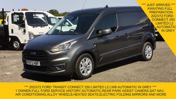 Ford Transit Connect 250 LIMITED L2 LWB AUTOMATIC IN GREY WITH PARK ASSIST CAMERA,SAT