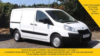 Peugeot Expert 1.6 HDi Professional L1 Swb Panel Van 1.6 HDI
