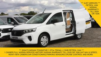 Nissan Townstar 1.3 TCe TEKNA PETROL VAN,SAT NAV,PARK ASSIST CAMERA,AIR CONDITIO