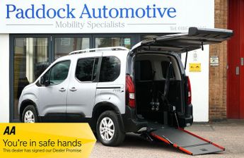 Peugeot Rifter BLUEHDI ALLURE, Disabled, Wheelchair Accessible Vehicle, WAV.