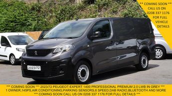 Peugeot Expert 1400 PROFESSIONAL PREMIUM 2.0 LWB 145PS IN GREY,AIR CONDITIONING