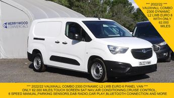 Vauxhall Combo 2300 DYNAMIC L2 LWB,SAT NAV,AIR CONDITIONING,PARKING SENSORS AND