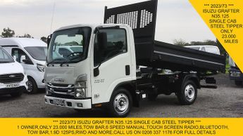 Isuzu Grafter N35.125 TIPPER 1.9D RWD EURO 6 ONLY 23.000 MILES,TOW BAR AND MOR