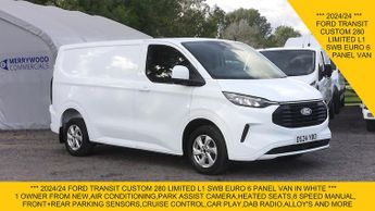Ford Transit 280 LIMITED L1 SWB,AIR CONDITIONING,PARK ASSIST CAMERA,SENSORS A