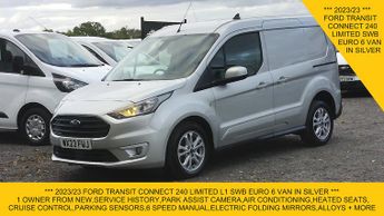 Ford Transit Connect 240 LIMITED L1 SWB IN SILVER WITH PARK ASSIST CAMERA,AIR CONDITI