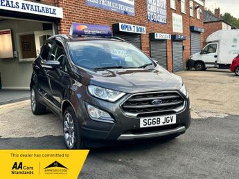 Ford EcoSport TITANIUM. WET BELT REPLACED DAB RADIO SAT NAV SIX SPEED BUY NO D