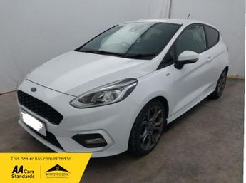 Ford Fiesta 1.0 ST-LINE WHITE PETROL ONE OWNER APPLE CAR PLAY SAT NAV BLUETO
