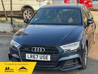 Audi A3 2.0 TDI Black Edition Sportback 5dr Diesel S Tronic quattro Euro