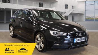 Audi A3 2.0 TDI S line Sportback 5dr Diesel S Tronic Euro 6 (s/s) (Nav) 