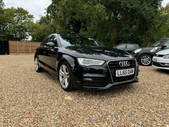 Audi A3 2.0 TDI S line S Tronic Euro 6 (s/s) 4dr (Nav)