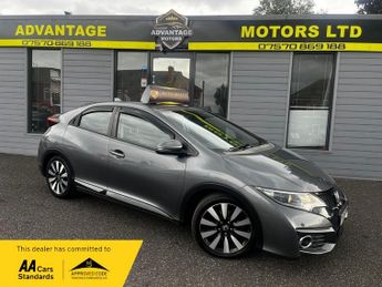 Honda Civic 1.8 i-VTEC SE Plus Hatchback 5dr Petrol Manual Euro 6 (s/s) (142