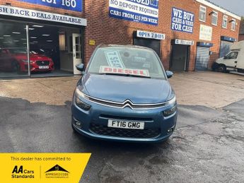 Citroen C4 GRAND BLUEHDI - buy no dep from £38 a week - bluetooth 7 seats r