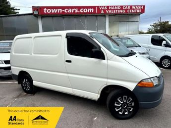 Toyota Hiace 2.4D SWB GS 4DRTGP/V-119685 MILES, PLY LINED, SIDE LOADING DOOR,