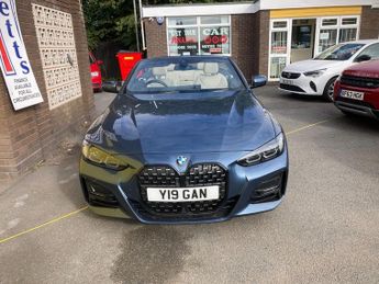 BMW 4 SERIES 2.0 420i M Sport Convertible 2dr Petrol Auto Euro 6 (s/s) (184 p