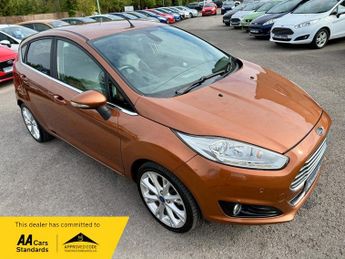 Ford Fiesta TITANIUM X £20 TAX+PT LEATHER+P/SENSORS