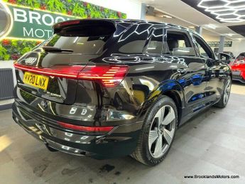 Audi E-TRON QUATTRO S LINE [2X SERVICES, SAT NAV, LEATHER, HEATED SEATS, PAN