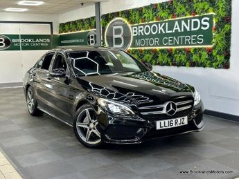 Mercedes C Class C220 D AMG LINE PREMIUM [9X SERVICES, LEATHER, HEATED SEATS, PAN