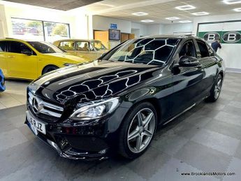 Mercedes C Class C220 D AMG LINE PREMIUM [9X SERVICES, LEATHER, HEATED SEATS, PAN