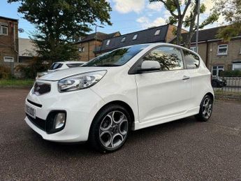 Kia Picanto 1.25 White Hatchback 3dr Petrol Auto Euro 5 (84 bhp)