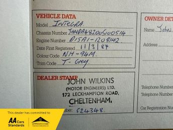 Honda Integra 5 Door Hatch