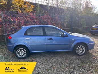 Chevrolet Lacetti 1.6 SX Hatchback 5dr Petrol Manual (178 g/km, 108 bhp)