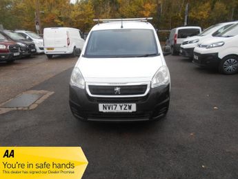 Peugeot Partner 2017 BLUE HDI PROFESSIONAL L1 NO VAT CAMBELT HAS JUST BEEN REPLA