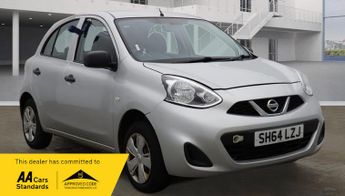 Nissan Micra 1.2 Visia Hatchback 5dr Petrol Manual Euro 5 (80 ps)