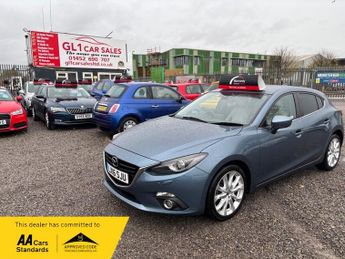 Mazda 3 SPORT NAV + BLUETOOTH + SATNAV + 2 KEYS + LOW INSURANCE + 3M WAR