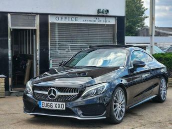 Mercedes-Benz C Class 2.0 C300 AMG Line (Premium Plus) G-Tronic+ Euro 6 (s/s) 2dr