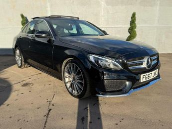 Mercedes C Class 2.0 C200 AMG Line (Premium) G-Tronic+ Euro 6 (s/s) 4dr