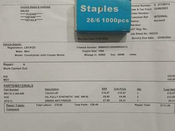 MINI Countryman 1.6 John Cooper Works Auto ALL4 Euro 5 5dr