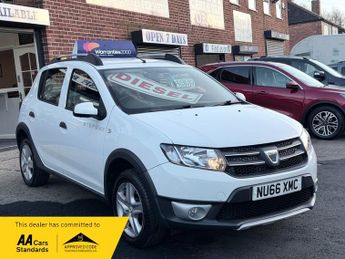 Dacia Sandero STEPWAY LAUREATE DCI BUY NO DEPOSIT FROM £28 A WEEK sat nav blue