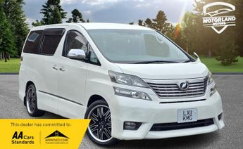 Toyota Vellfire 2.4L PETROL AUTO 7 SEATS 5 DR