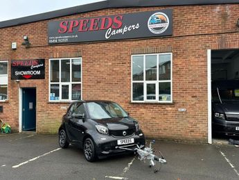 Smart ForTwo 1.0 Prime Premium Coupe, Motorhome Tow Car (Braked A-Frame)