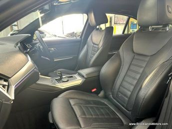 BMW 3 SERIES 320d M SPORT [3X SERVICES, SAT NAV, LEATHER, HEATED SEATS & REVE