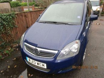 Vauxhall Zafira 1.6 16V Exclusiv Euro 5 5dr