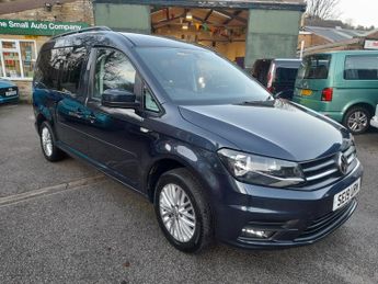 Volkswagen Caddy C20 LIFE 2.0 TDI, AUTO,5 SEAT WHEELCHAIR ADAPTED, FLAT REAR RAMP